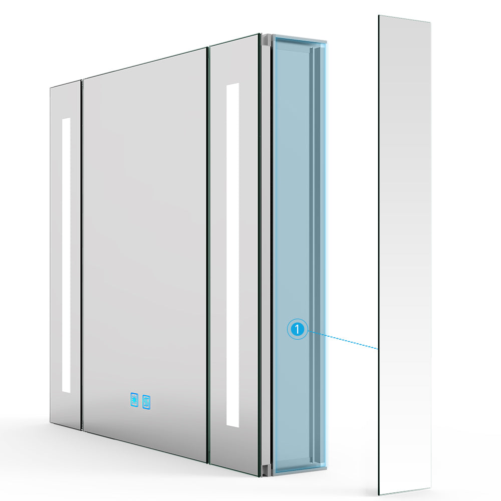 Gemini Bathroom Mirror Cabinets Side Mirror