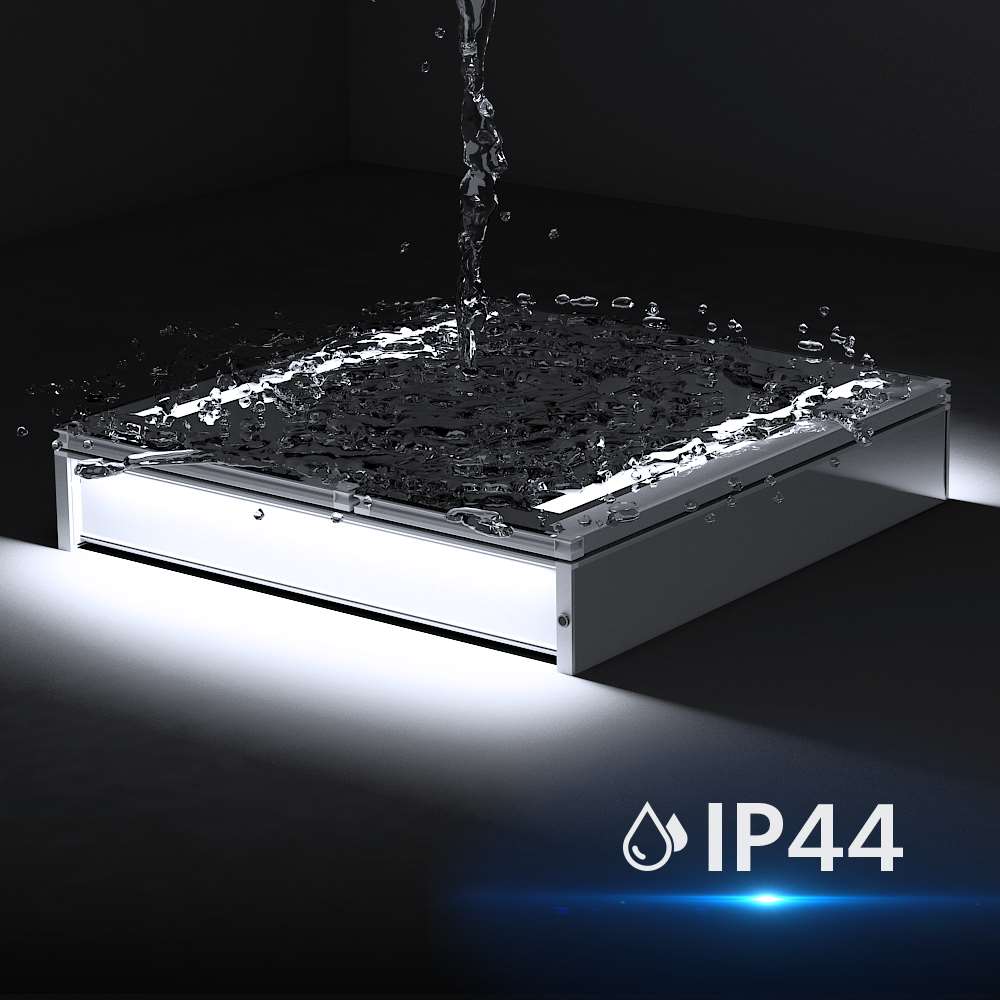 Tokvon Led Illuminated Mirror Cabinet With IR Sensor Shaver Socket USB Port 2-Door 630 x 650mm Strip Lights