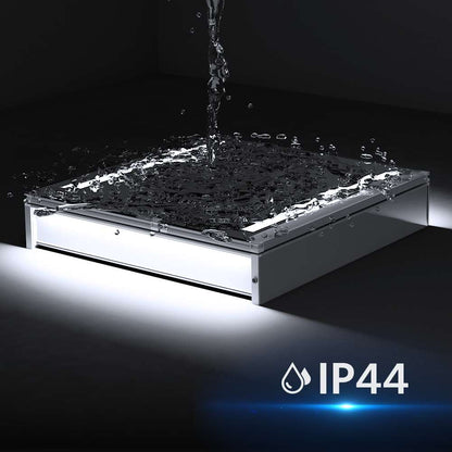 Tokvon Led Illuminated Mirror Cabinet With IR Sensor Shaver Socket USB Port 2-Door 630 x 650mm Strip Lights