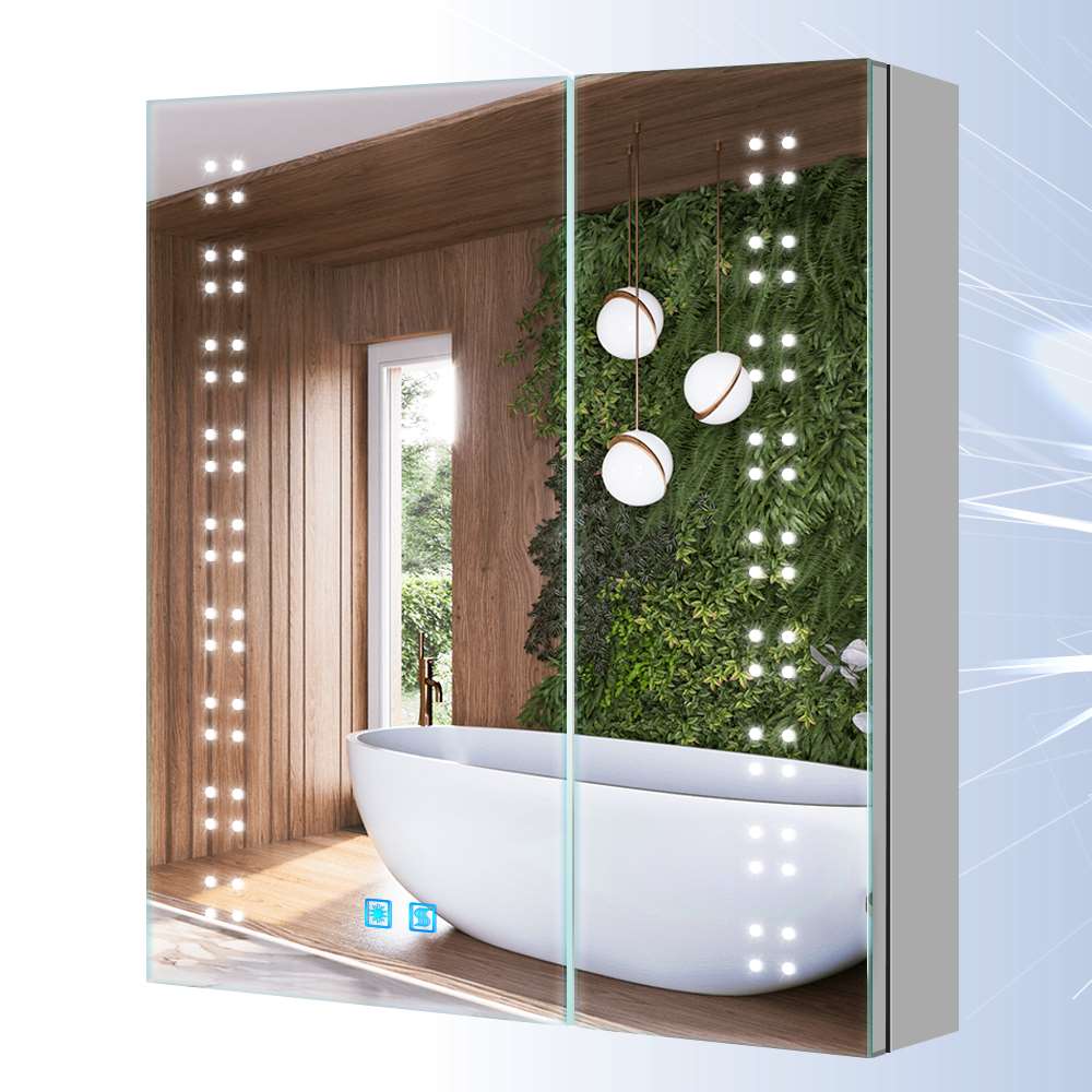 Tokvon Willow Led Illuminated Bathroom Cabinets With Shaver Socket De tokvon-willow-led-illuminated-bathroom-cabinets-with-shaver-socket-de